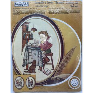 Hummel Book Lore 0770 Needlecraft Stitchery Kit National Paragon Corp Vintage